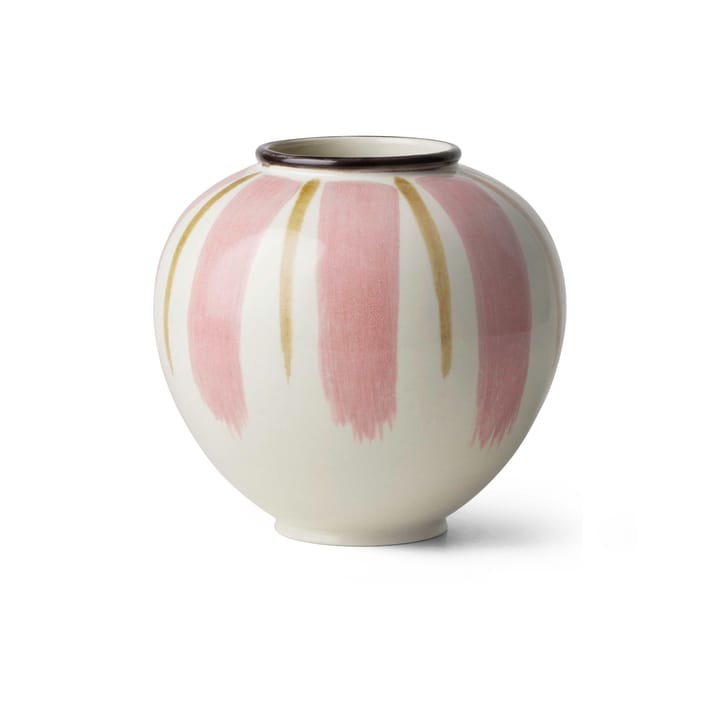 Canvas vase 15 cm, Lyserød-brun Kähler