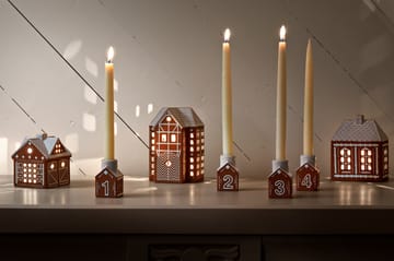 Gingerbread adventsstage 4 dele - Brun - Kähler