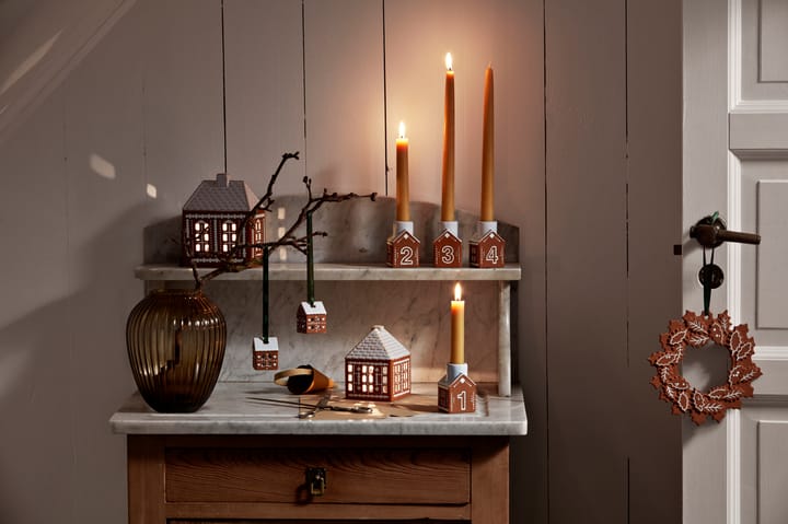 Gingerbread juleophæng 5 cm 2-pak, Brun Kähler