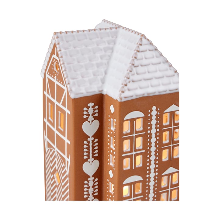 Gingerbread Lanterne stor 17 cm, Brun Kähler