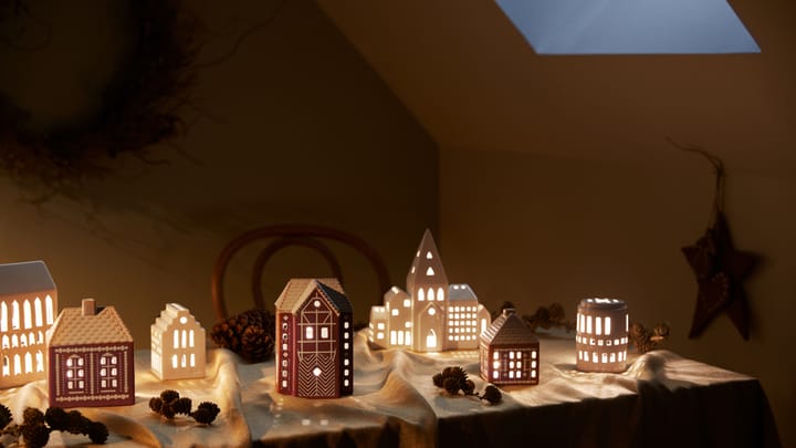 Gingerbread Lanterne stor 17 cm, Brun Kähler