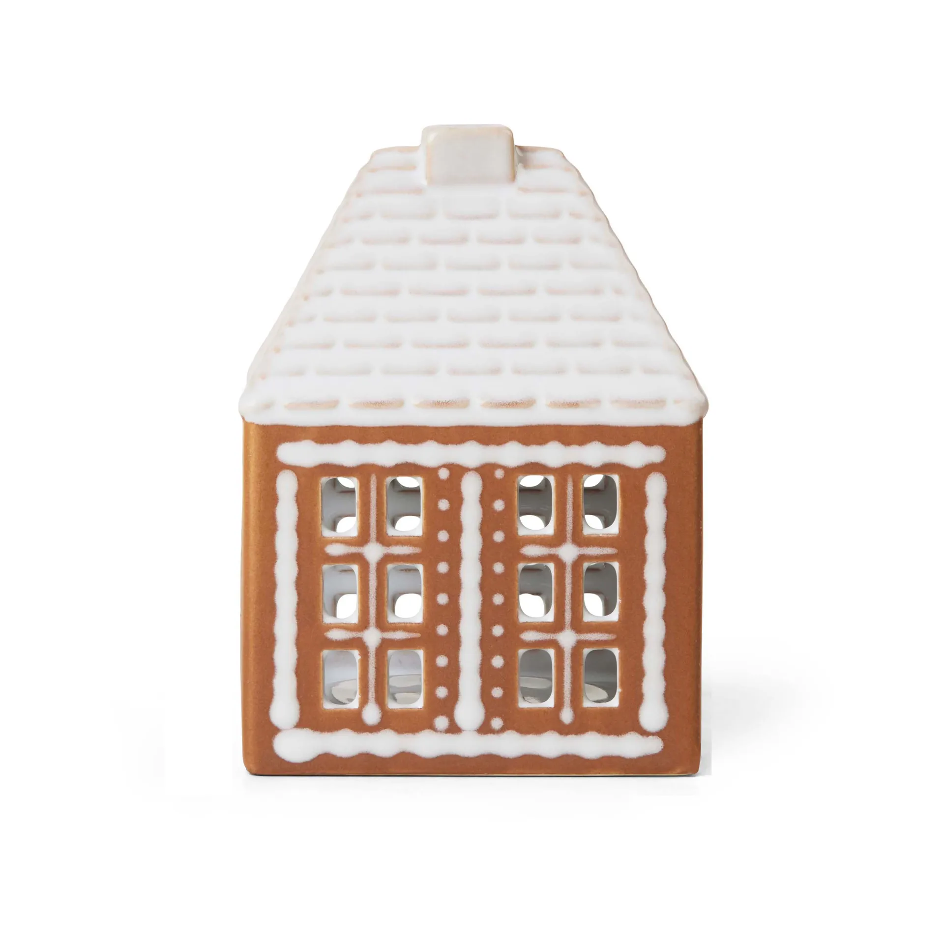 Gingerbread lyshus small 11 cm, Brun Kähler