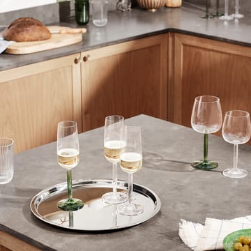 Hammershøi Champagneglas 24 cl 2-pak - Grøn - Kähler