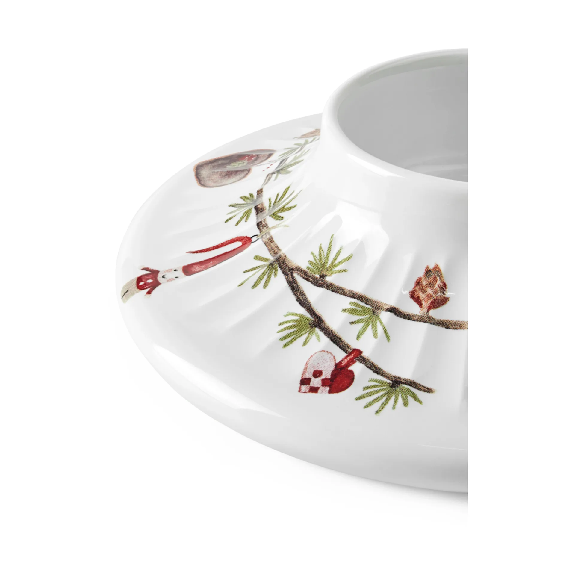 Hammershøi Christmas bloklysestage Ø13 cm, Hvid Kähler