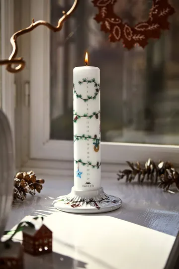 Hammershøi Christmas kalenderlys Ø5 cm - 2026 - Kähler