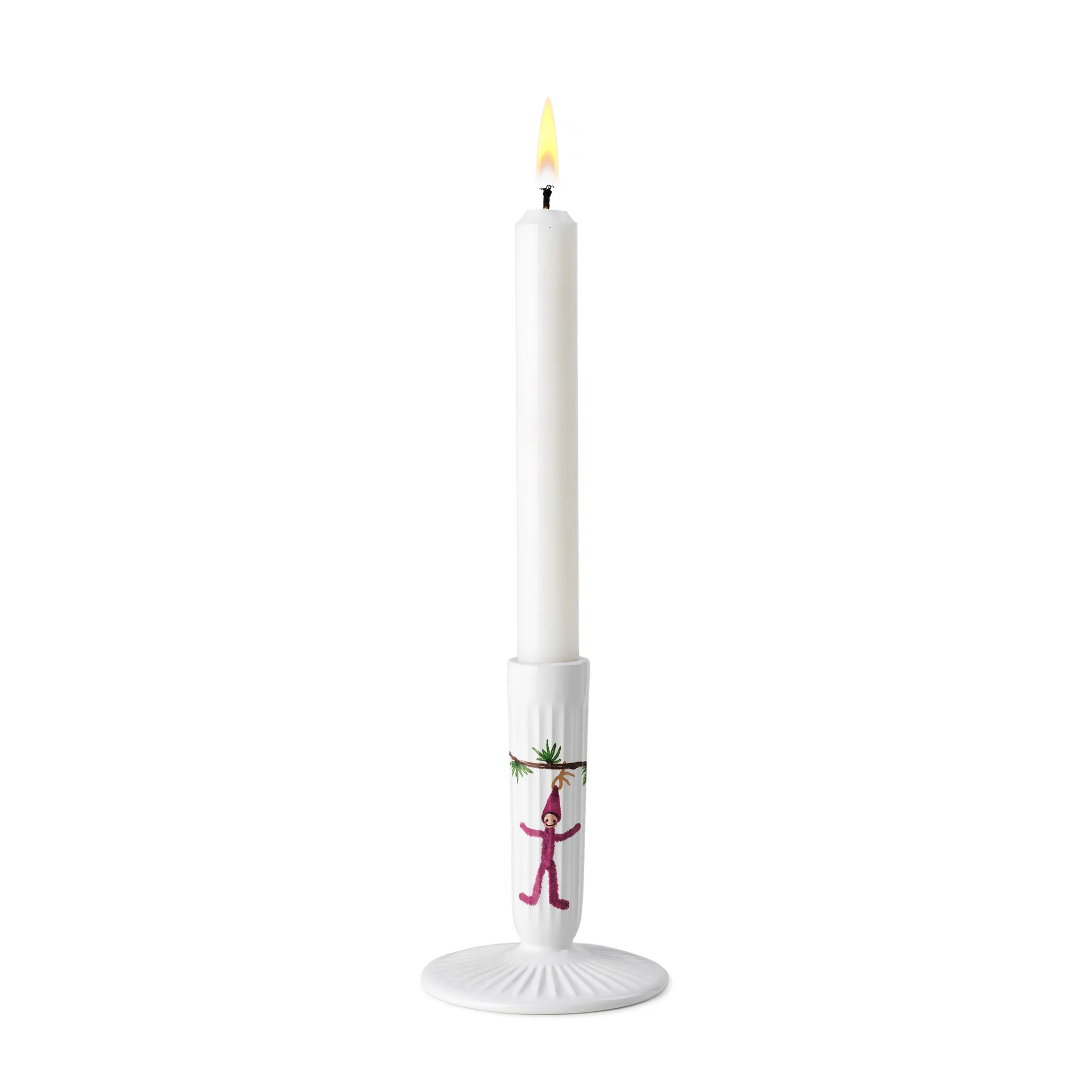Hammershøi Christmas lysestage hvid, 12 cm Kähler