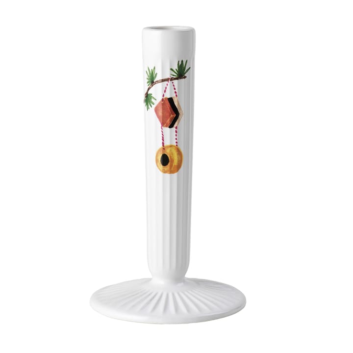 Hammershøi Christmas lysestage hvid - 16 cm - Kähler