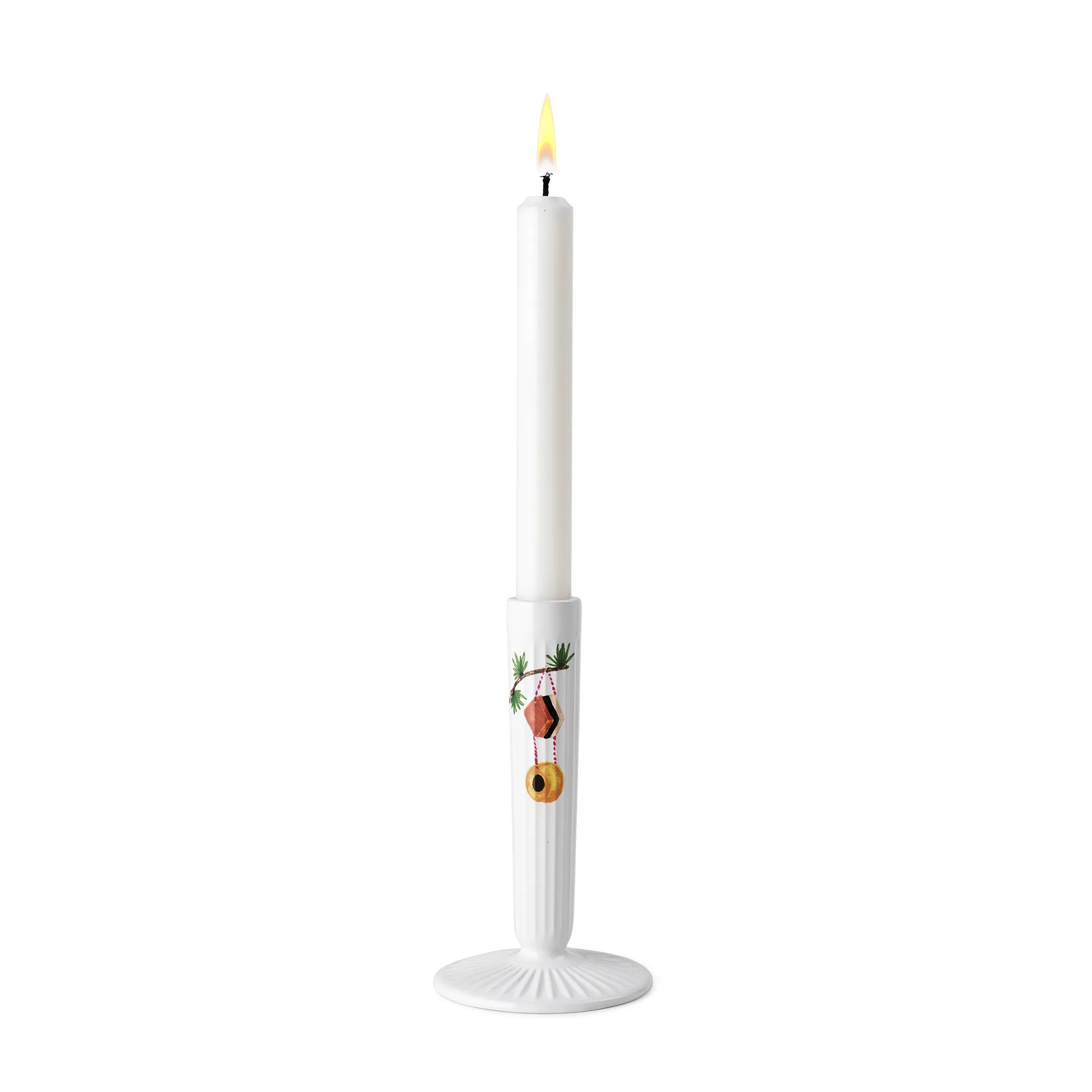 Hammershøi Christmas lysestage hvid, 16 cm Kähler
