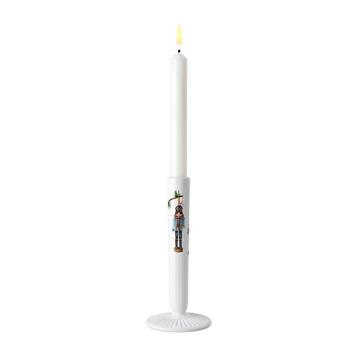 Hammershøi Christmas lysestage hvid, 20 cm Kähler