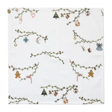 Hammershøi Christmas stofservietter 45x45 cm 4-pak - Hvid - Kähler