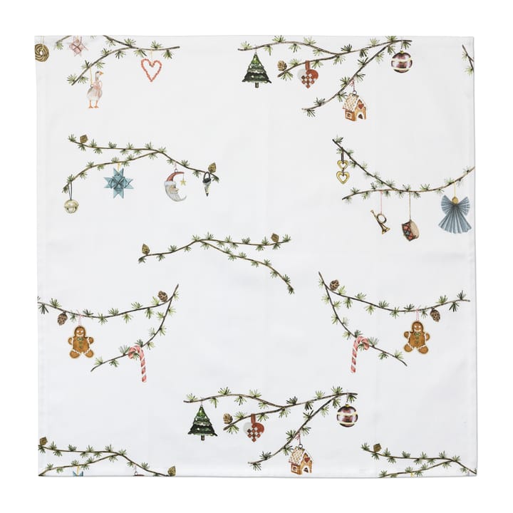 Hammershøi Christmas stofservietter 45x45 cm 4-pak, Hvid Kähler