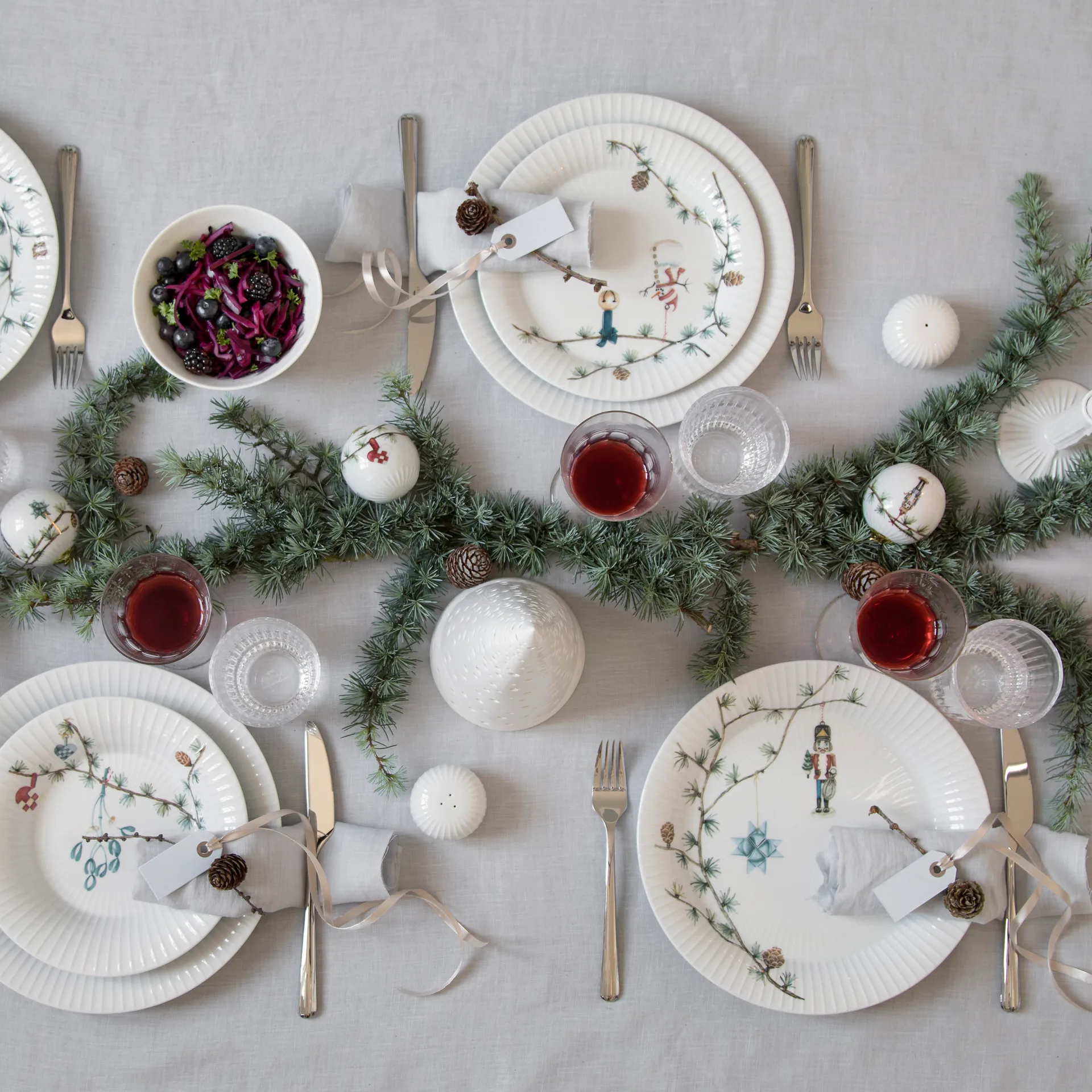 Hammershøi Christmas tallerken Ø27 cm 6-pak,  Kähler
