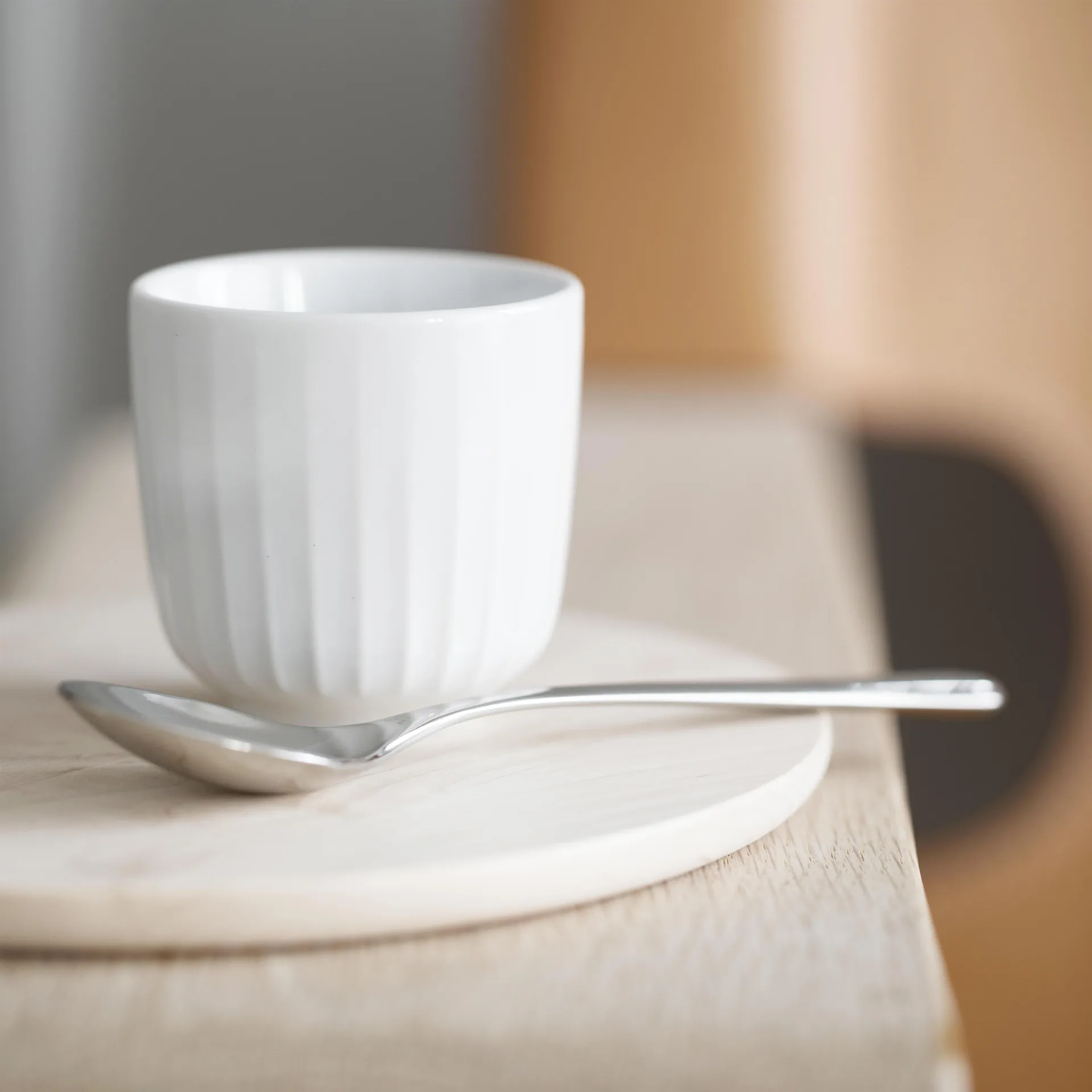 Hammershøi espressokop, hvid Kähler