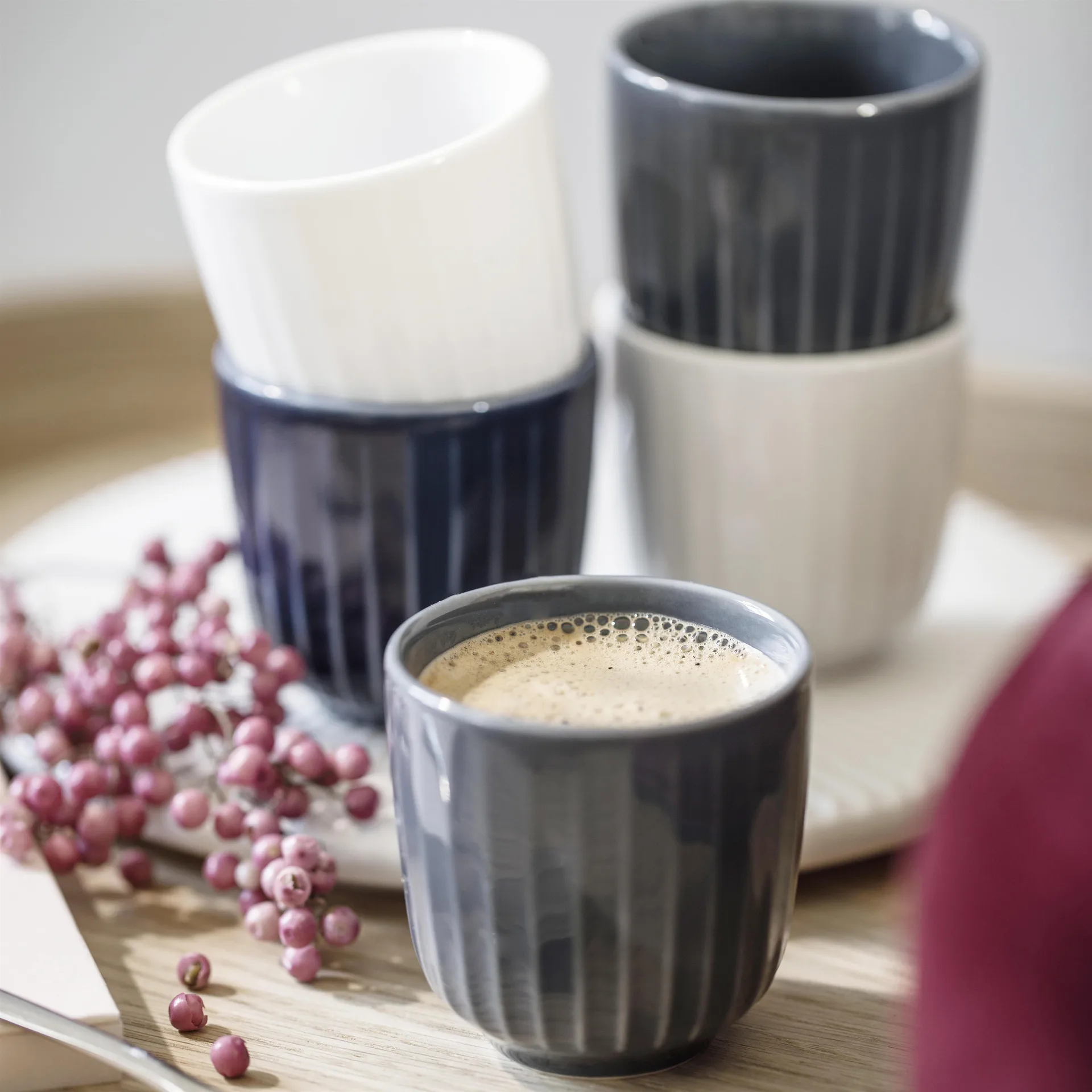 Hammershøi espressokop, hvid Kähler