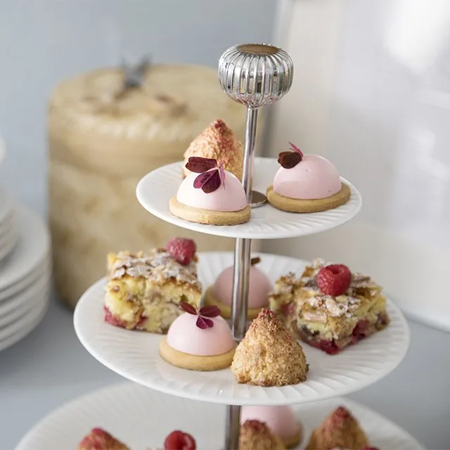 Hammershøi etagefad, hvid Kähler