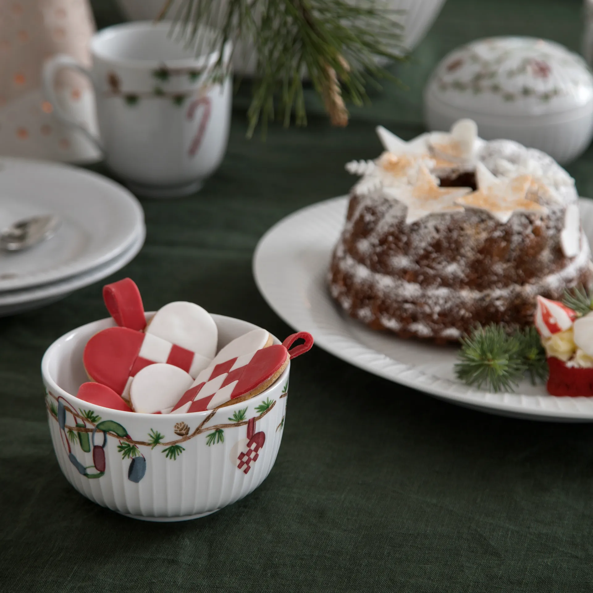 Hammershøi juleskål Ø12 cm, Hvid Kähler