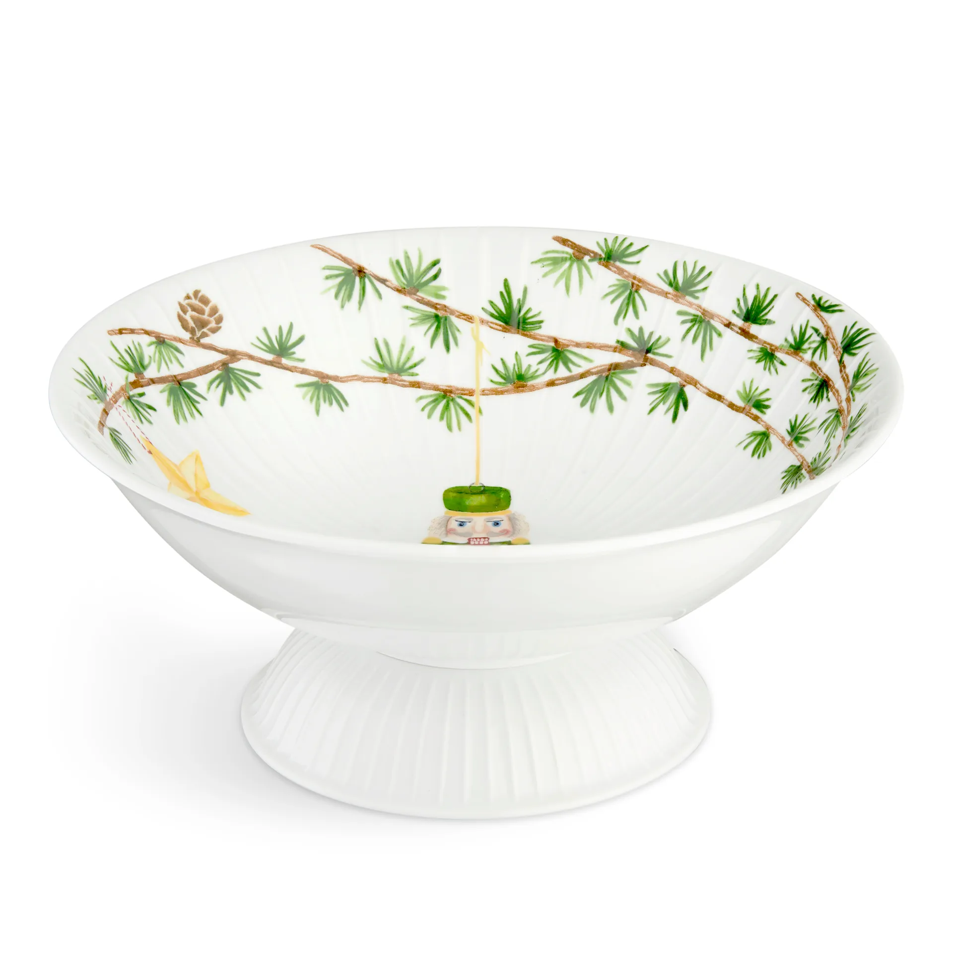 Hammershøi juleskål på fod Ø23 cm, Hvid Kähler