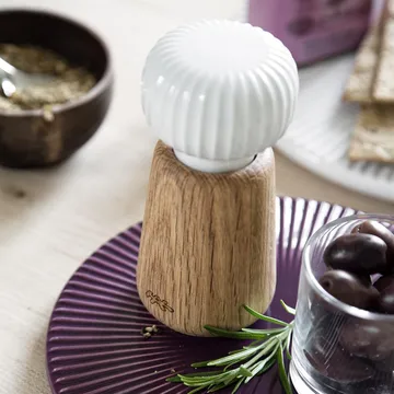 Hammershøi krydderikværn lille - hvid - Kähler