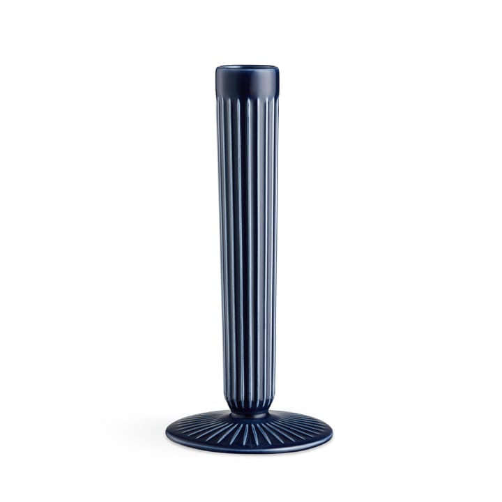Hammershøi lysestage 21 cm, Indigo Kähler