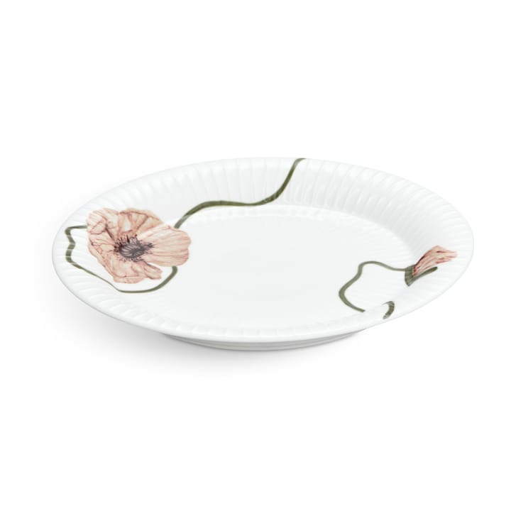 Hammershøi Poppy asiet 22 cm, Hvid Kähler