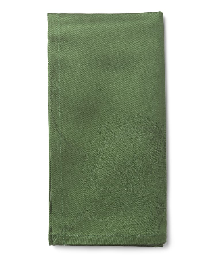 Hammershøi Poppy stofserviet 45x45 cm 4-pak - Grøn - Kähler