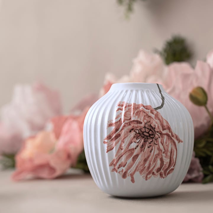 Hammershøi Poppy vase 13 cm - Hvid - Kähler