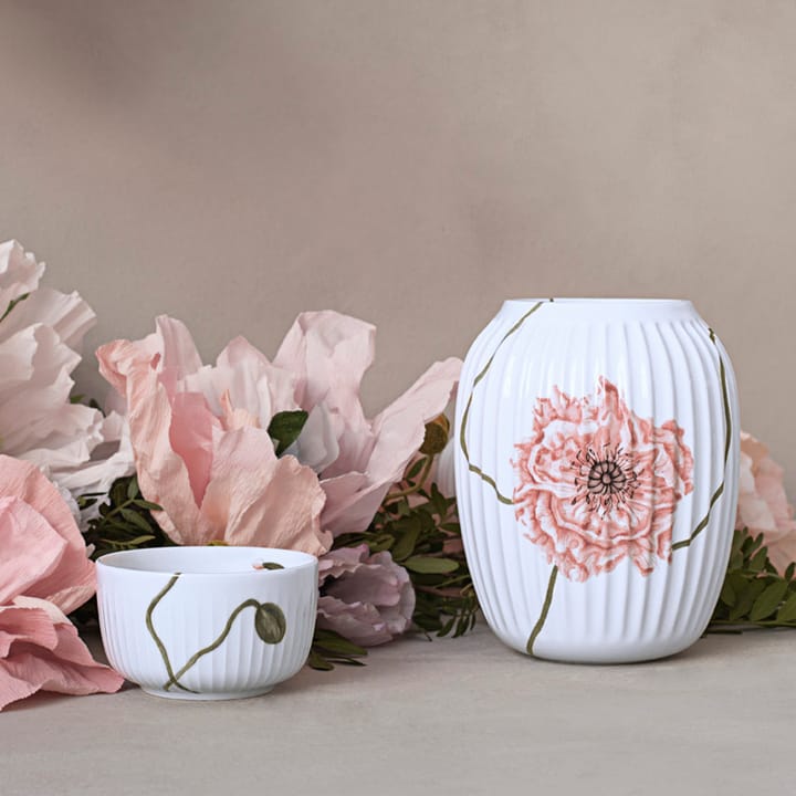 Hammershøi Poppy vase 21 cm, Hvid Kähler
