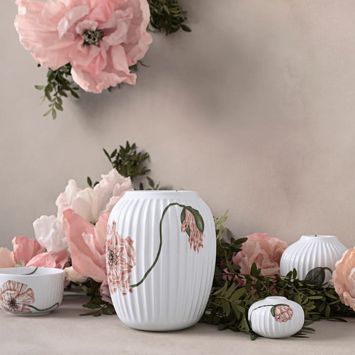 Hammershøi Poppy vase 21 cm, Hvid Kähler