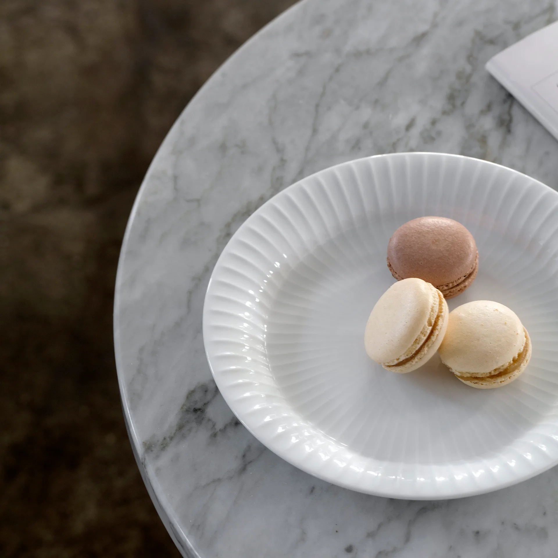 Hammershøi tallerken hvid, Ø 220 mm Kähler