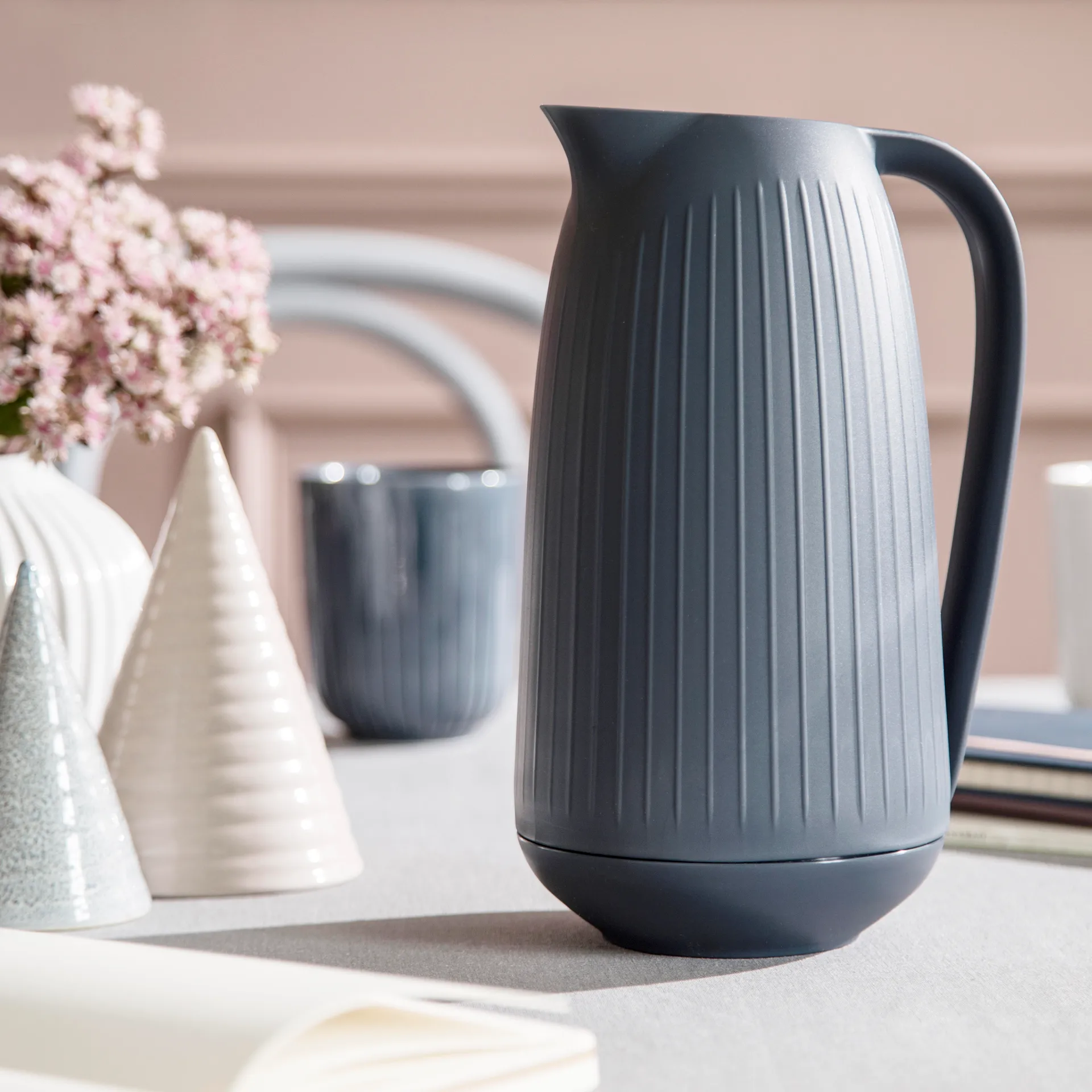 Hammershøi termokande, anthracite (grå) Kähler
