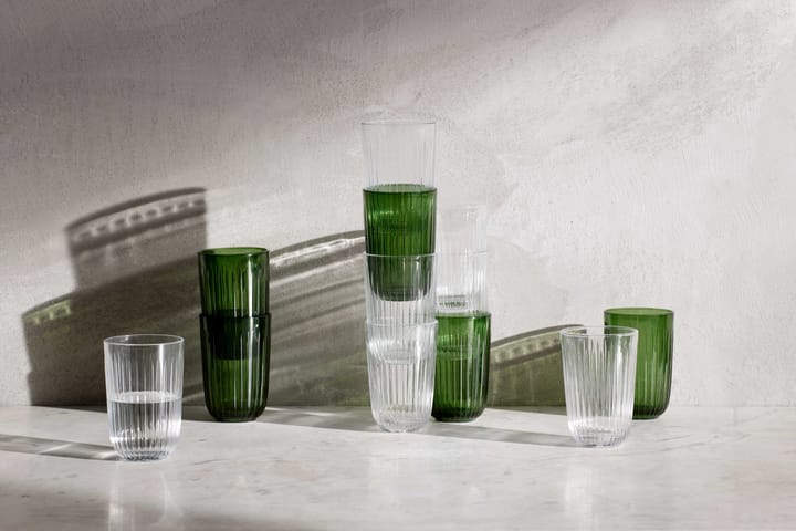 Hammershøi vandglas 37 cl 4-pack, Grøn Kähler