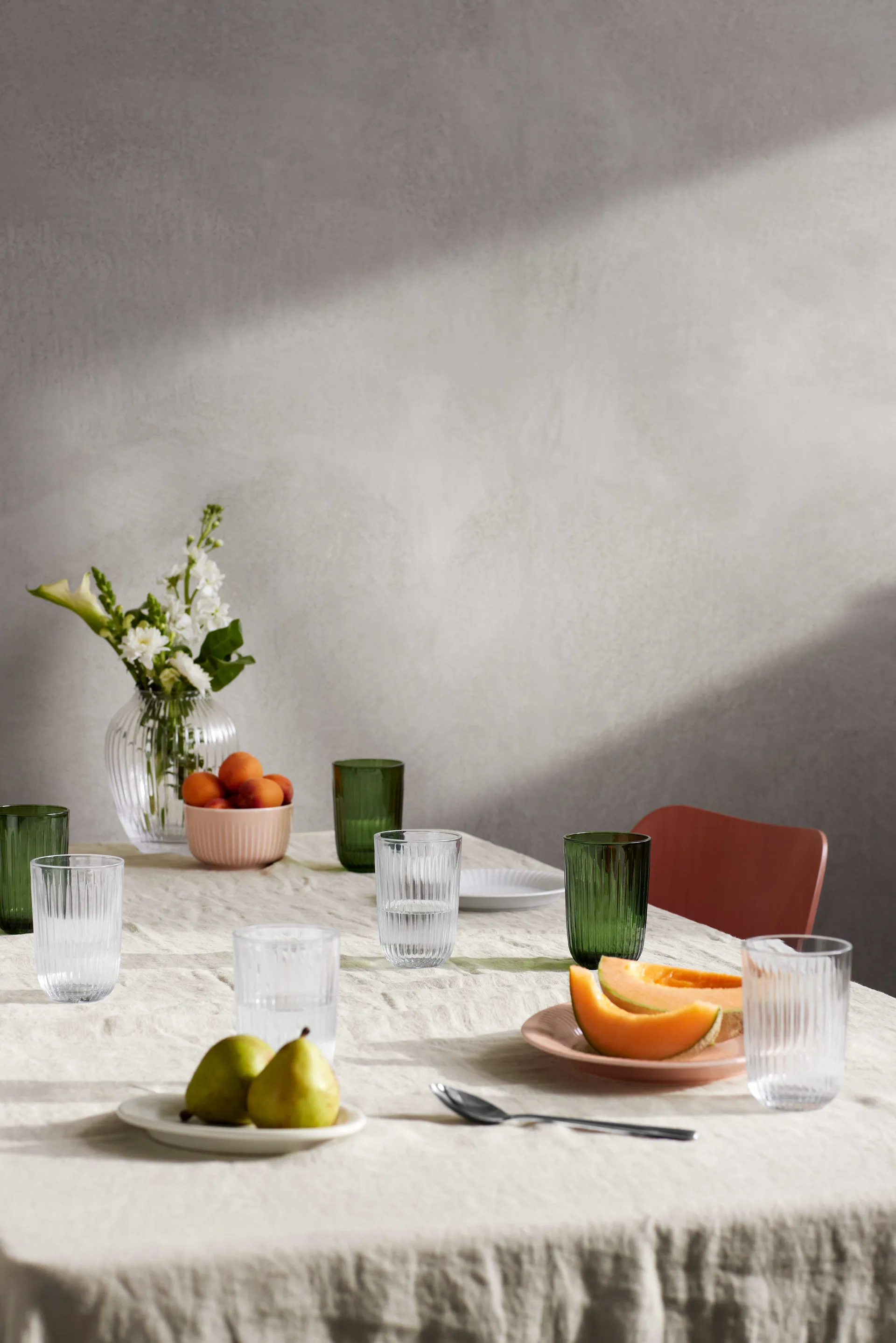 Hammershøi vandglas 37 cl 4-pak, Klar Kähler