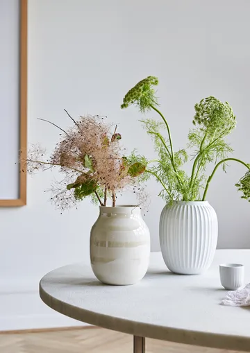 Hammershøi vase - Hvid, mellem 21 cm - Kähler