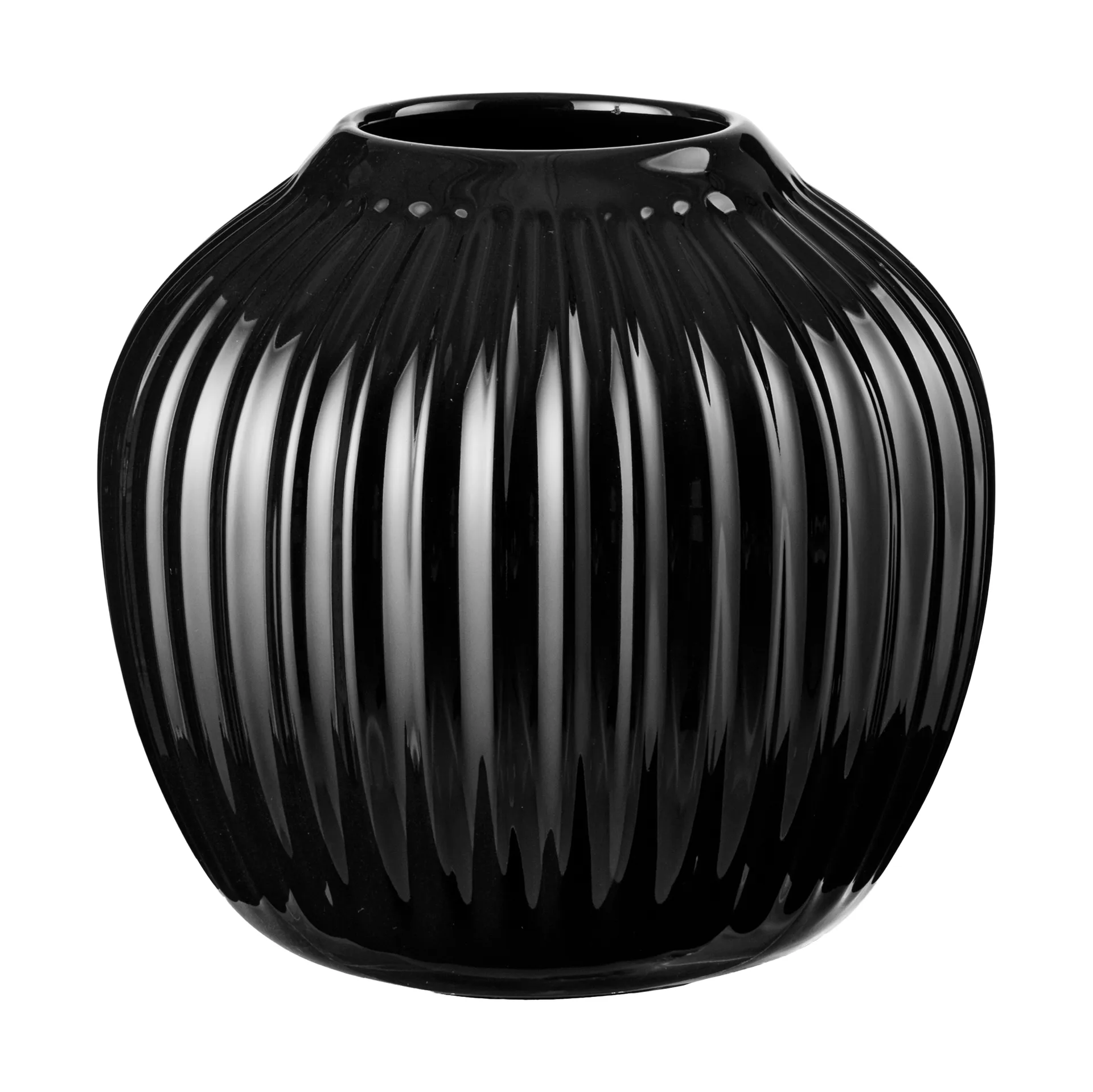 Hammershøi vase, Sort, lille 13 cm Kähler