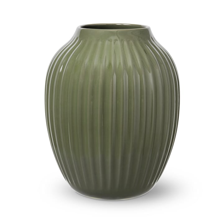 Hammershøi vase stor - Mørkegrøn - Kähler