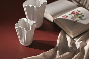 Hammershøi vase unfold - Hvid, 16,5 cm - Kähler