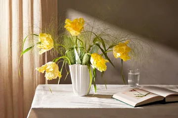 Hammershøi vase unfold - Hvid, 20,5 cm - Kähler