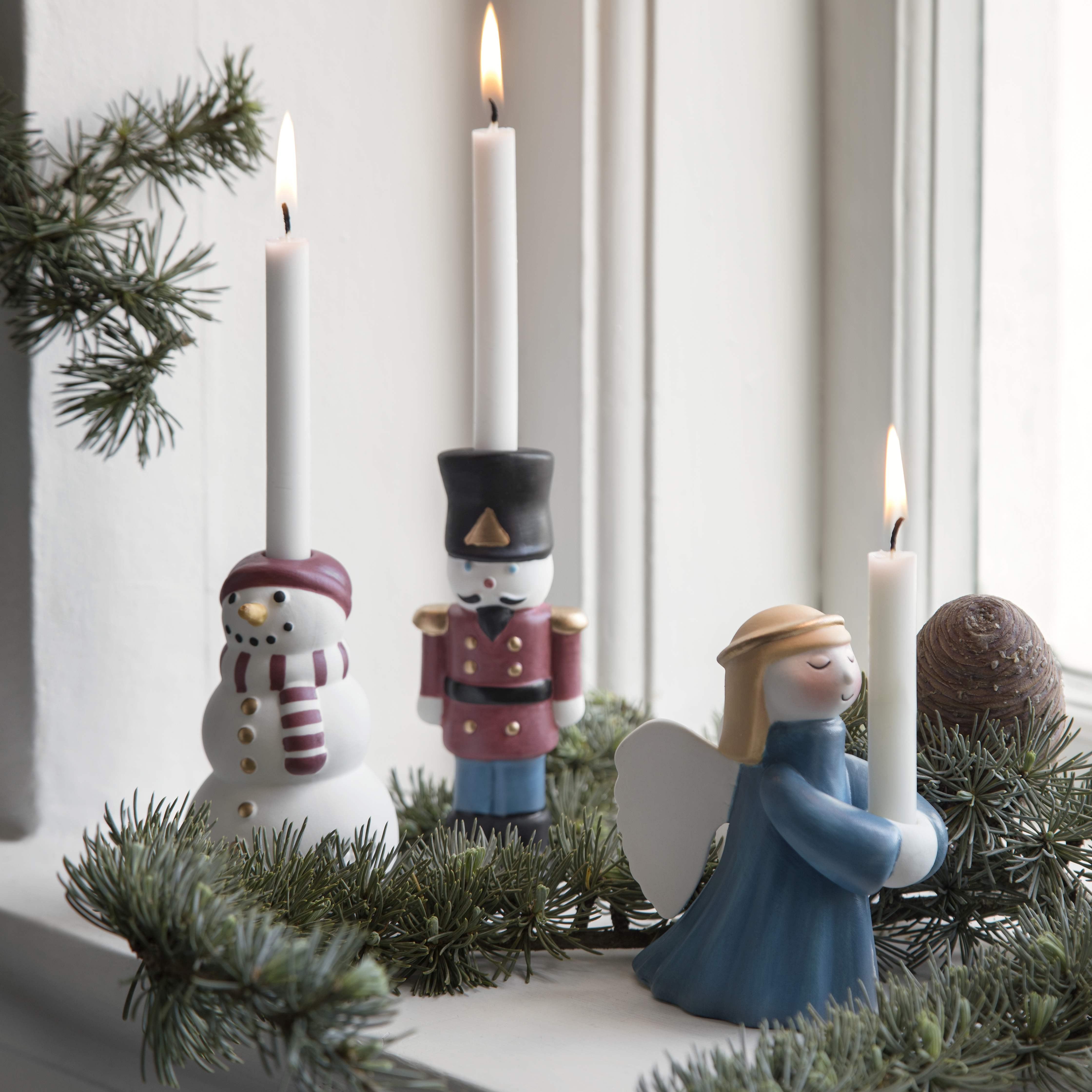 Kähler Christmas lysestage Engel Kähler - NordicNest.dk