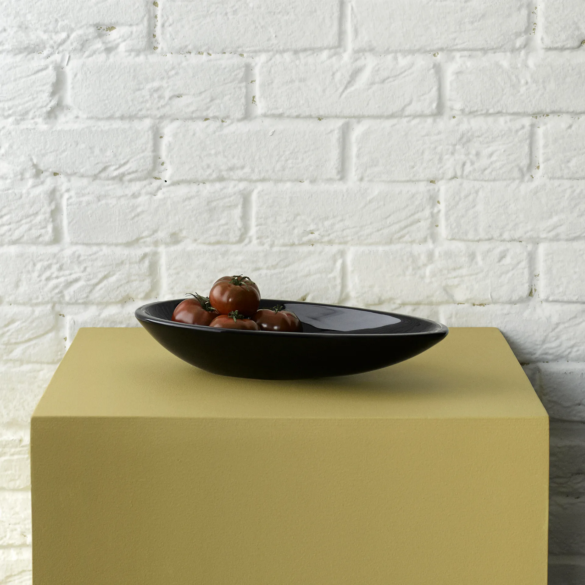 Kokong ovalt bordfad 35 cm, Brun Kähler