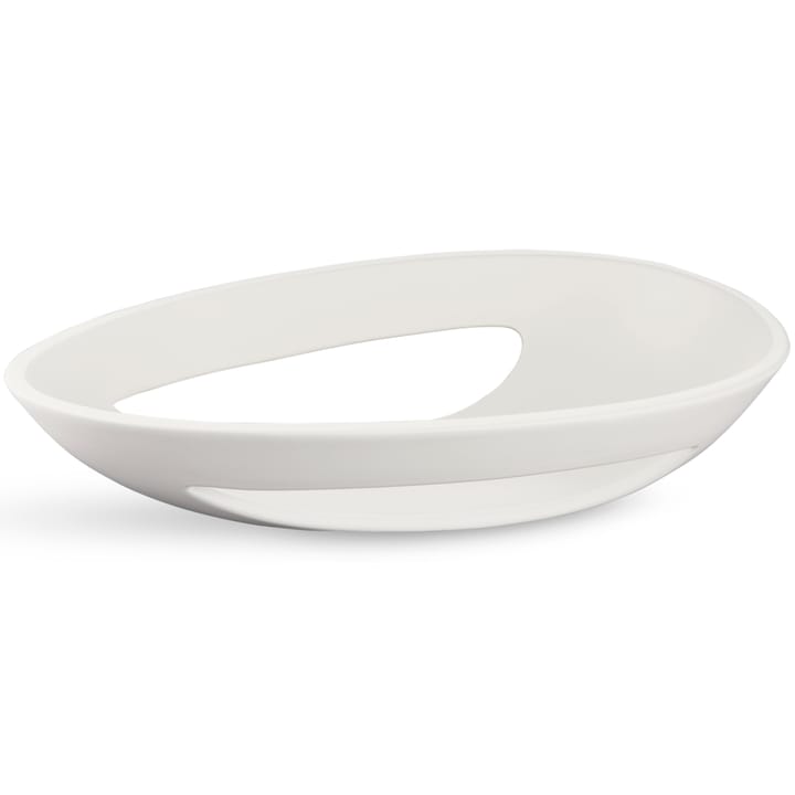 Kokong ovalt bordfad 40 cm - Hvid - Kähler