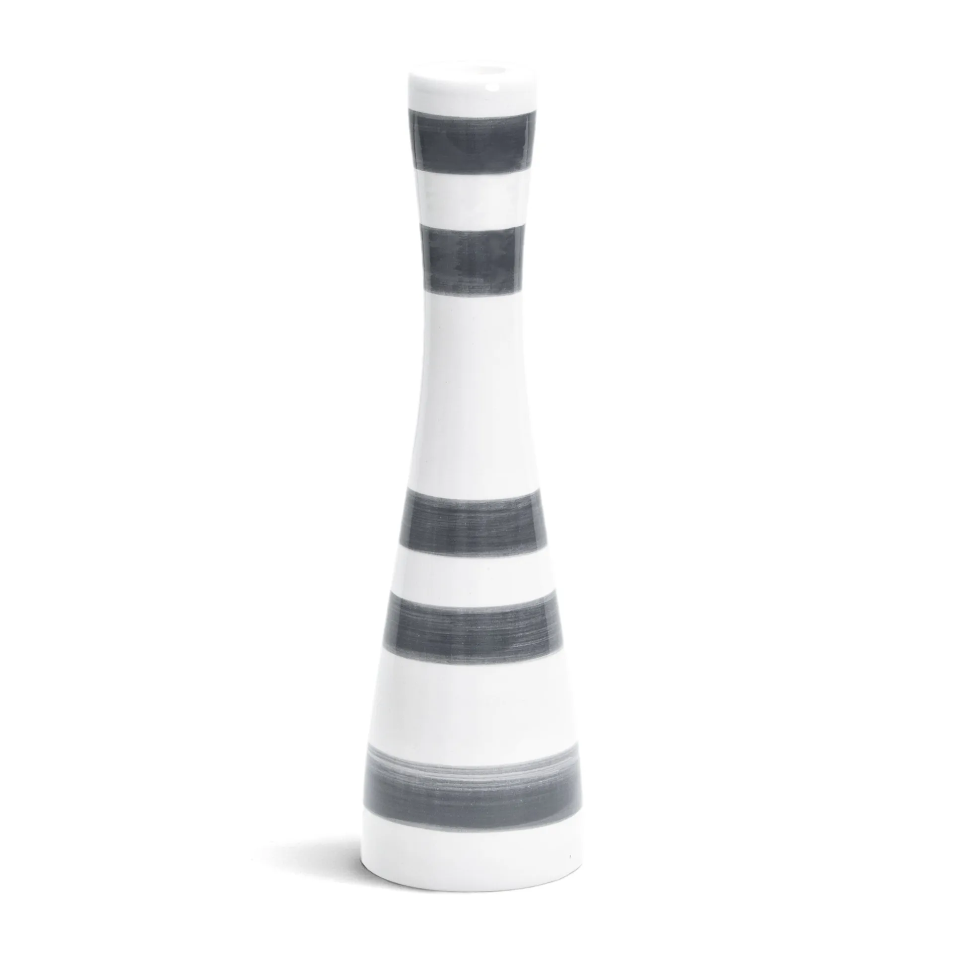 Omaggio lysestage stor, granitgrå Kähler