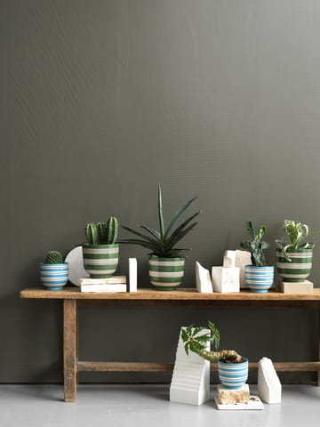 Omaggio Nuovo blomsterkrukke Ø12 cm - Mellemblå - Kähler