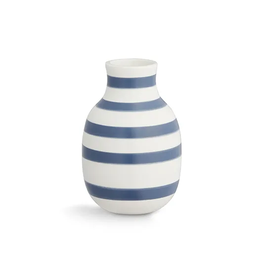 Omaggio vase lille, stålblå Kähler