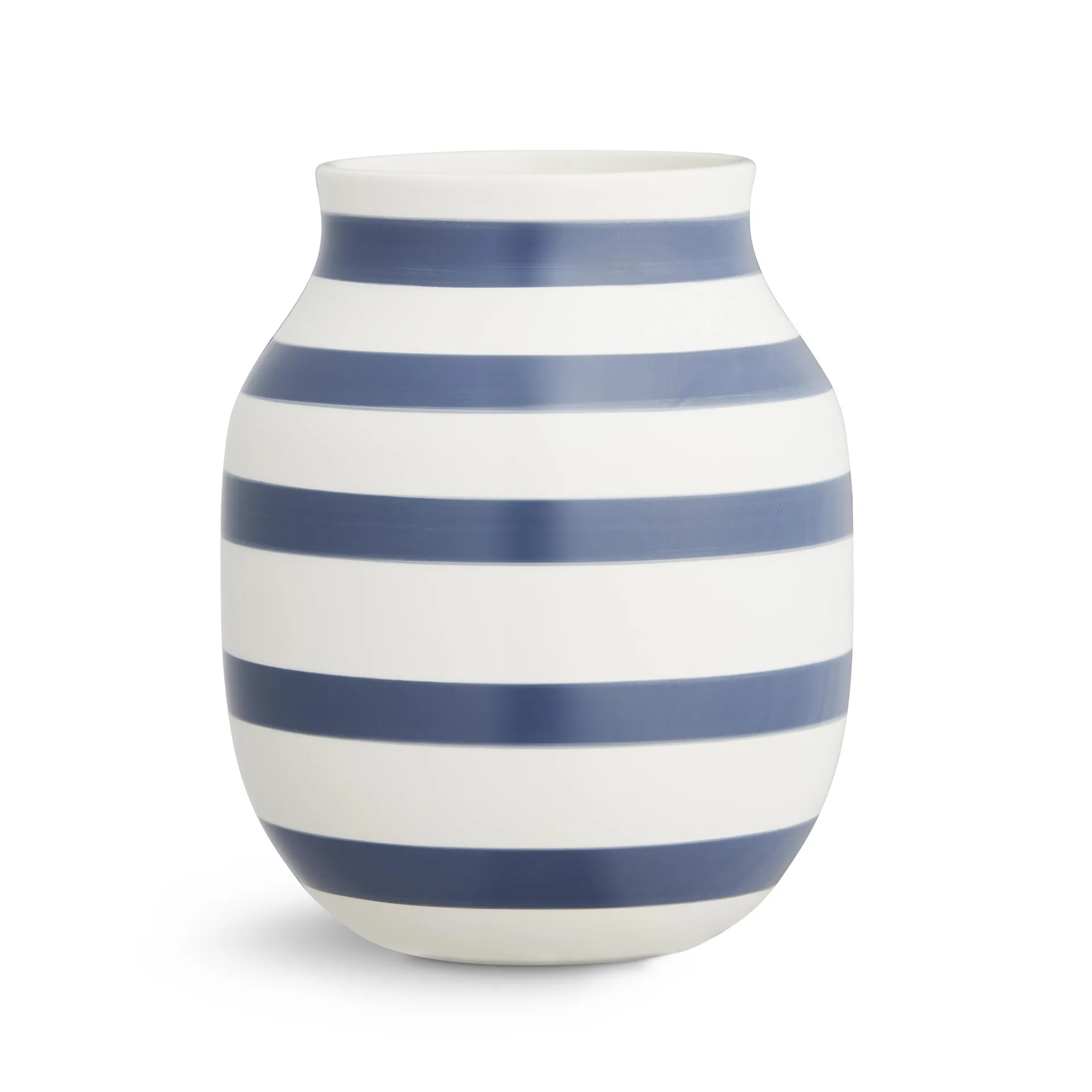 Omaggio vase mellem, stålblå Kähler
