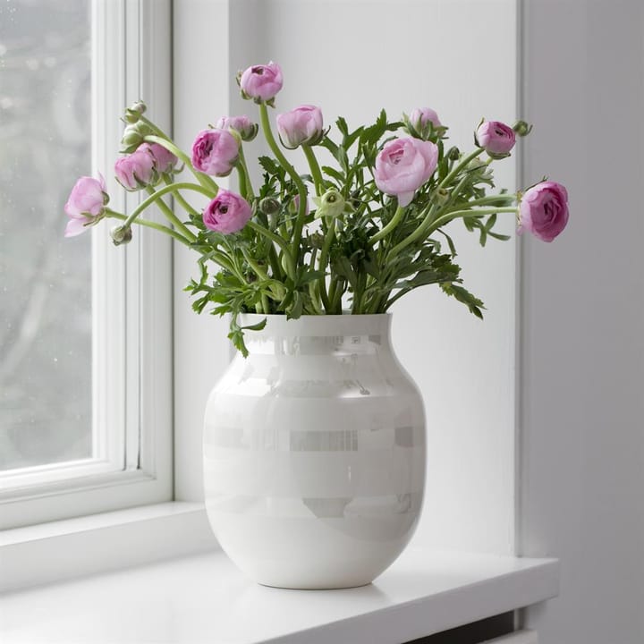 Omaggio Vase perlemor, mellem Kähler