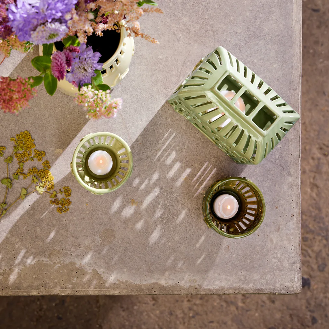 Orangery stage Ø9 cm, Spring leaf Kähler