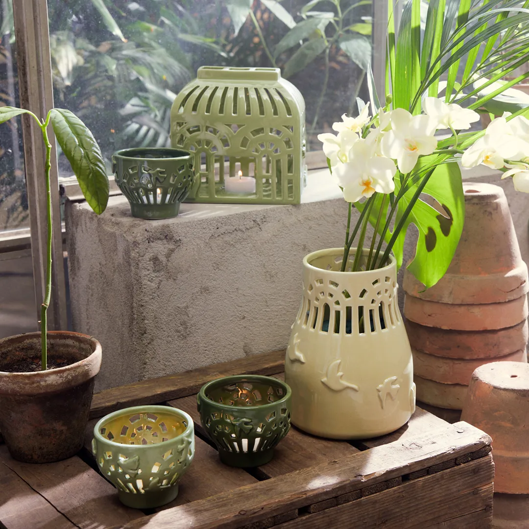 Orangery stage Ø9 cm, Spring leaf Kähler