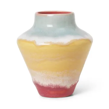 Poppery vase 12 cm - Pink-mint-gul - Kähler