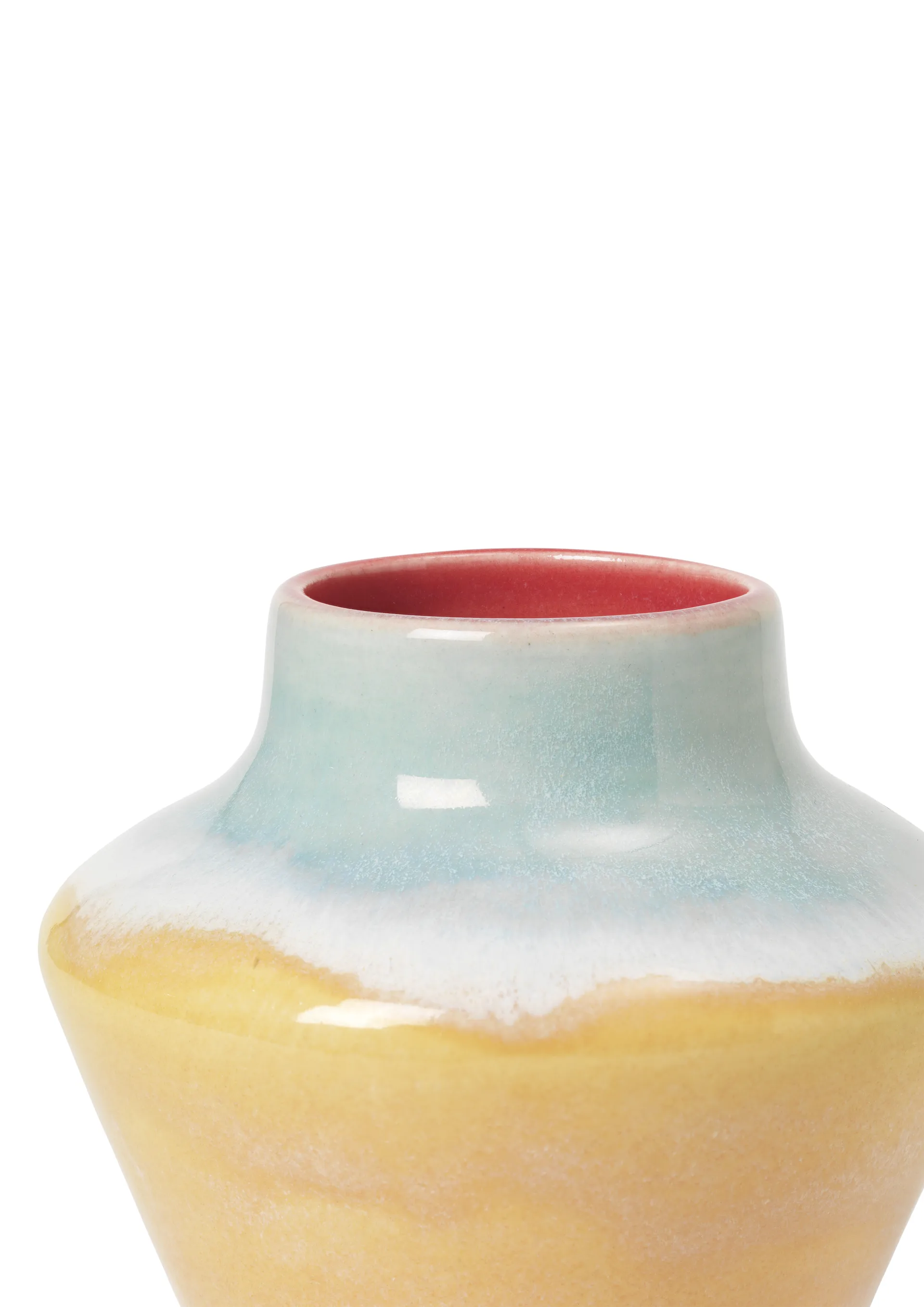 Poppery vase 12 cm, Pink-mint-gul Kähler