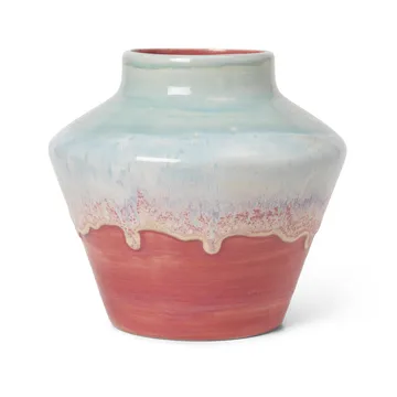 Poppery vase 20,5 cm - Mint-pink - Kähler